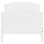 fehér tömör fenyőfa ágy matrac nélkül 90 x 200 cm