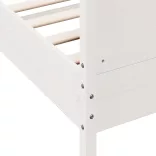 fehér tömör fenyőfa ágykeret matrac nélkül 90 x 190 cm
