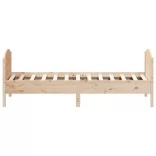 tömör fenyőfa ágy matrac nélkül 75 x 190 cm