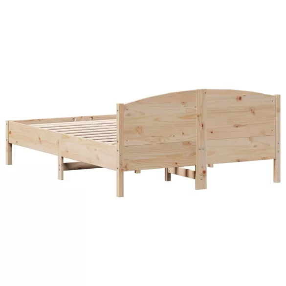 tömör fenyőfa ágy matrac nélkül 135 x 190 cm