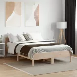 tömör fenyőfa ágy matrac nélkül 120 x 190 cm