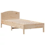 tömör fenyőfa ágy matrac nélkül 100 x 200 cm