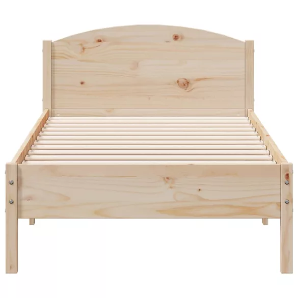 tömör fenyőfa ágy matrac nélkül 100 x 200 cm