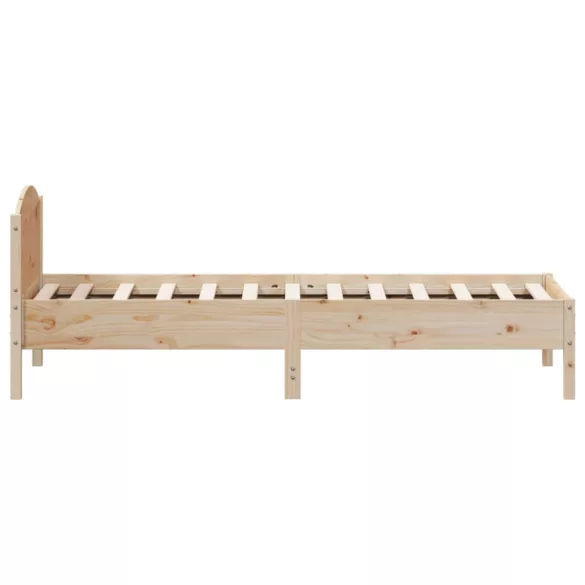 tömör fenyőfa ágy matrac nélkül 100 x 200 cm