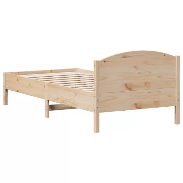 tömör fenyőfa ágy matrac nélkül 100 x 200 cm