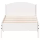 fehér tömör fenyőfa ágy matrac nélkül 90 x 200 cm