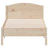 tömör fenyőfa ágy matrac nélkül 75 x 190 cm