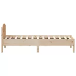 tömör fenyőfa ágy matrac nélkül 75 x 190 cm
