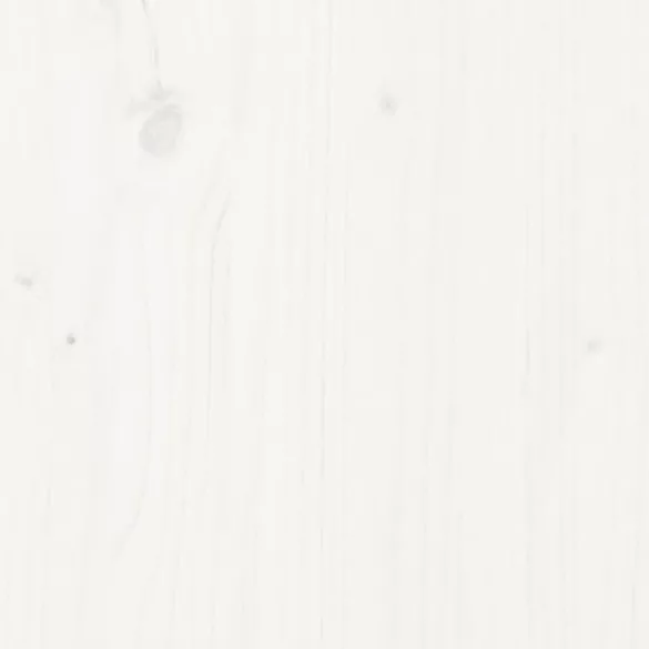 fehér tömör fenyőfa ágy matrac nélkül 150 x 200 cm