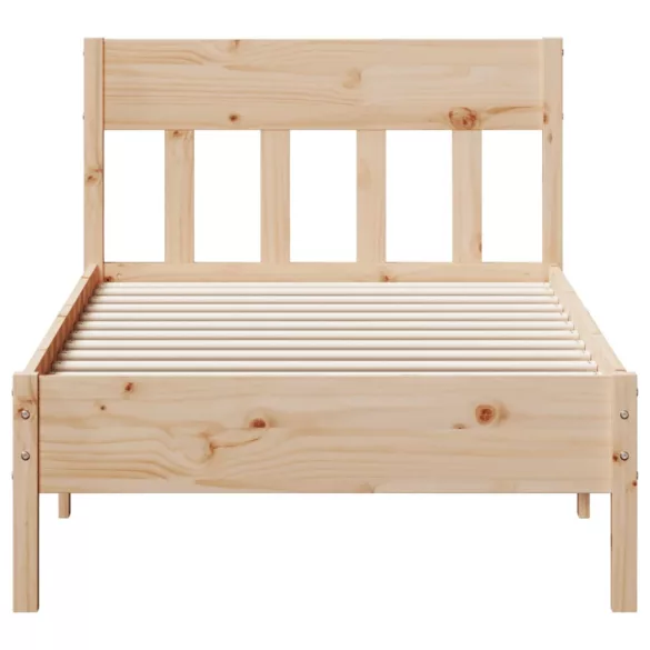 tömör fenyőfa ágy matrac nélkül 90 x 200 cm