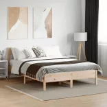 tömör fenyőfa ágy matrac nélkül 140 x 190 cm