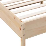 tömör fenyőfa ágy matrac nélkül 75 x 190 cm