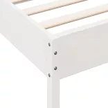 fehér tömör fenyőfa ágy matrac nélkül 90 x 200 cm