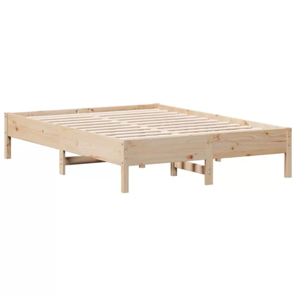 tömör fenyőfa ágy matrac nélkül 120 x 190 cm