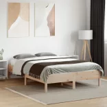 tömör fenyőfa ágy matrac nélkül 120 x 190 cm