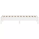 fehér tömör fenyőfa ágykeret matrac nélkül 90 x 190 cm