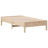 tömör fenyőfa ágy matrac nélkül 75 x 190 cm