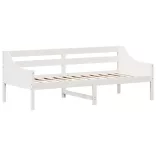 fehér tömör fenyőfa kanapéágy matrac nélkül 80 x 200 cm