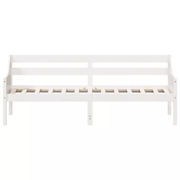 fehér tömör fenyőfa kanapéágy matrac nélkül 80 x 200 cm