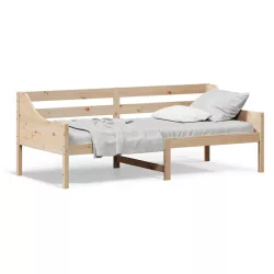 tömör fenyőfa kanapéágy matrac nélkül 90 x 200 cm