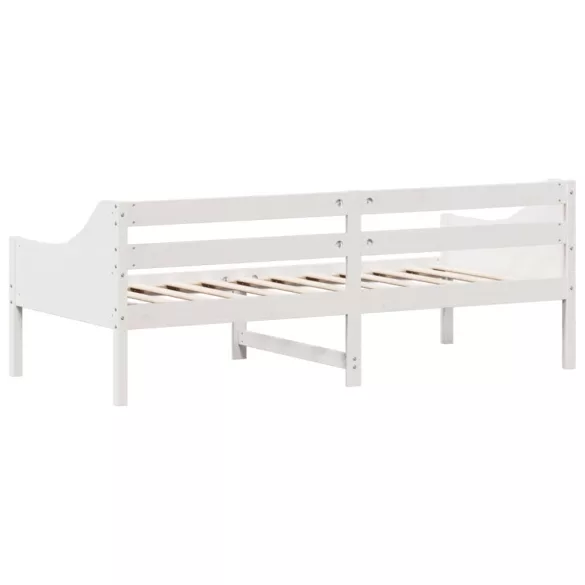 fehér tömör fenyőfa kanapéágy matrac nélkül 90 x 200 cm