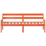 viaszbarna tömör fenyőfa kanapéágy matrac nélkül 90 x 190 cm