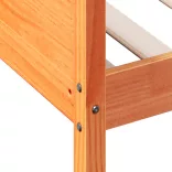 viaszbarna tömör fenyőfa kanapéágy matrac nélkül 90 x 190 cm