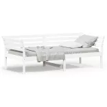 fehér tömör fenyőfa kanapéágy matrac nélkül 80 x 200 cm