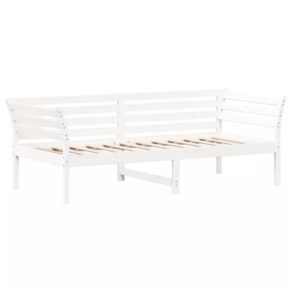 fehér tömör fenyőfa kanapéágy matrac nélkül 80 x 200 cm