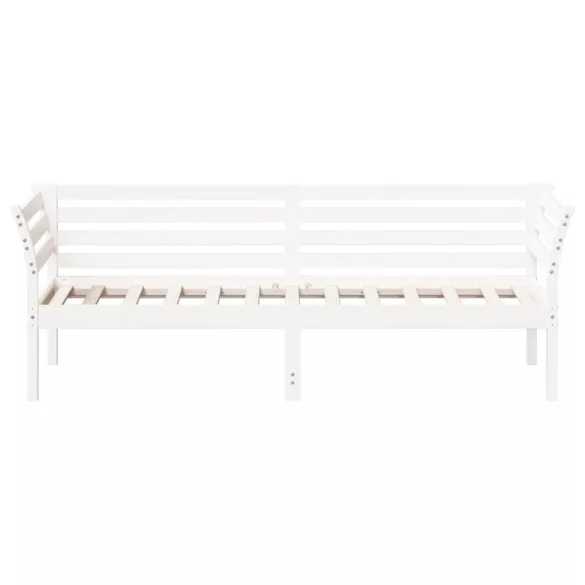 fehér tömör fenyőfa kanapéágy matrac nélkül 80 x 200 cm