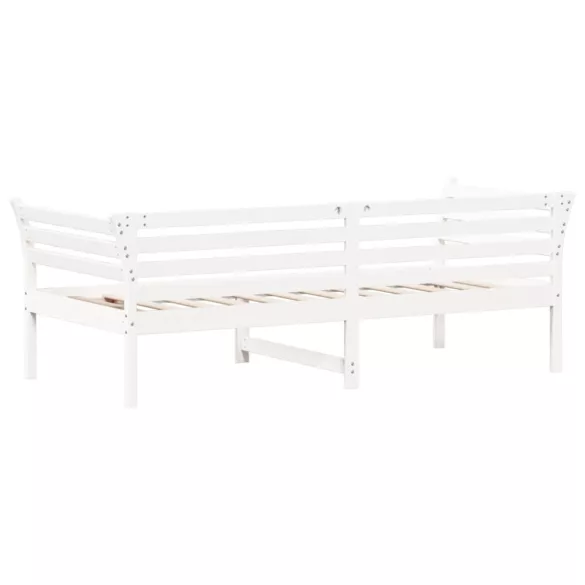 fehér tömör fenyőfa kanapéágy matrac nélkül 80 x 200 cm