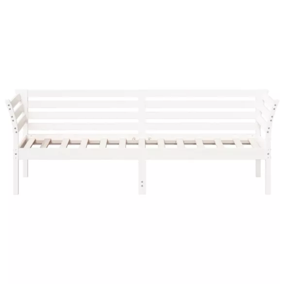 fehér tömör fenyőfa kanapéágy matrac nélkül 90 x 200 cm