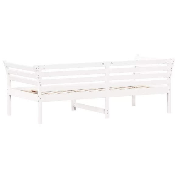 fehér tömör fenyőfa kanapéágy matrac nélkül 90 x 200 cm