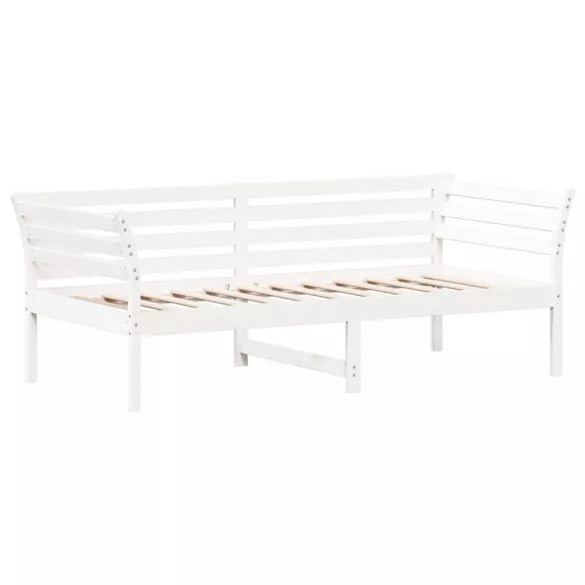 fehér tömör fenyőfa kanapéágy matrac nélkül 90 x 190 cm