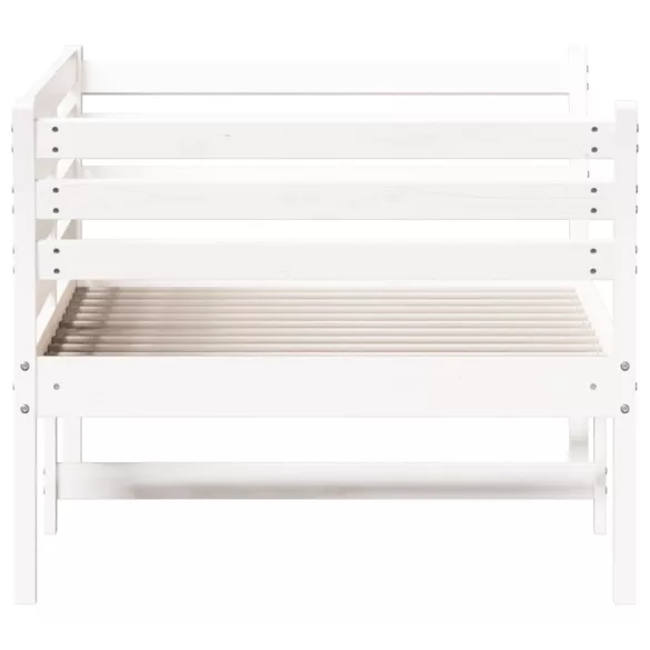 fehér tömör fenyőfa kanapéágy matrac nélkül 90 x 190 cm