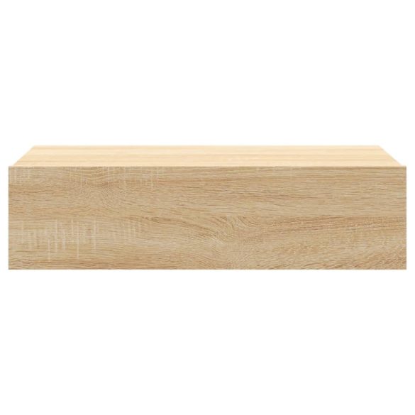 sonoma tölgyszínű TV-szekrény LED-lámpákkal 60x35x15,5 cm