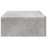 betonszürke TV-szekrény LED-lámpákkal 60x35x15,5 cm