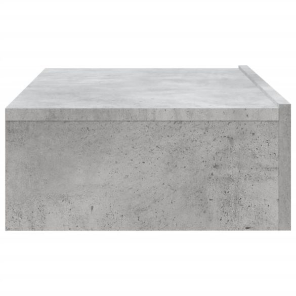 betonszürke TV-szekrény LED-lámpákkal 60x35x15,5 cm