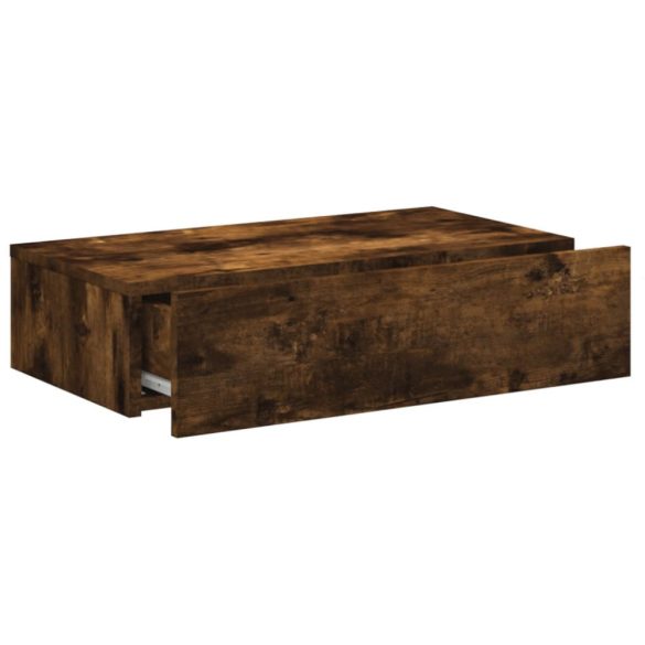 sonoma tölgyszínű TV-szekrény LED-lámpákkal 60x35x15,5 cm