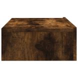 sonoma tölgyszínű TV-szekrény LED-lámpákkal 60x35x15,5 cm