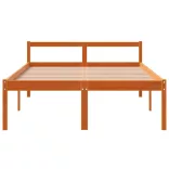 viaszbarna tömör fenyőfa időseknek való ágy 140 x 190 cm