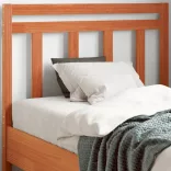 viaszbarna tömör fenyőfa fejtámla 100 cm