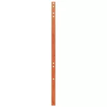 viaszbarna tömör fenyőfa fejtámla 100 cm