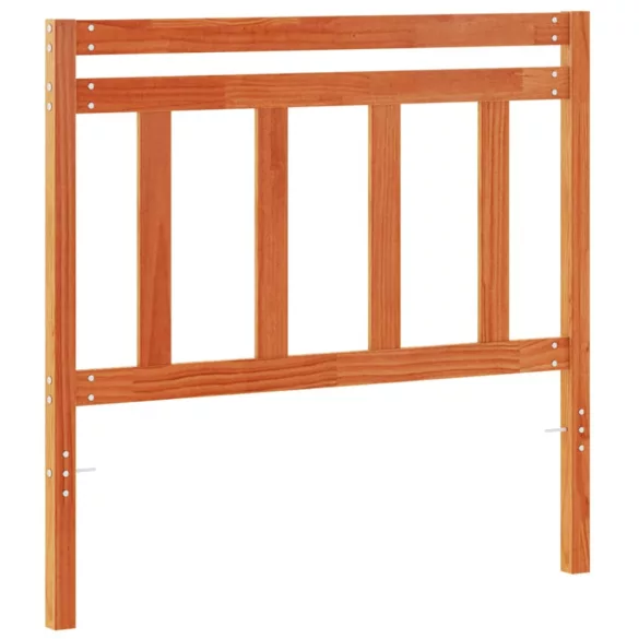 viaszbarna tömör fenyőfa fejtámla 100 cm