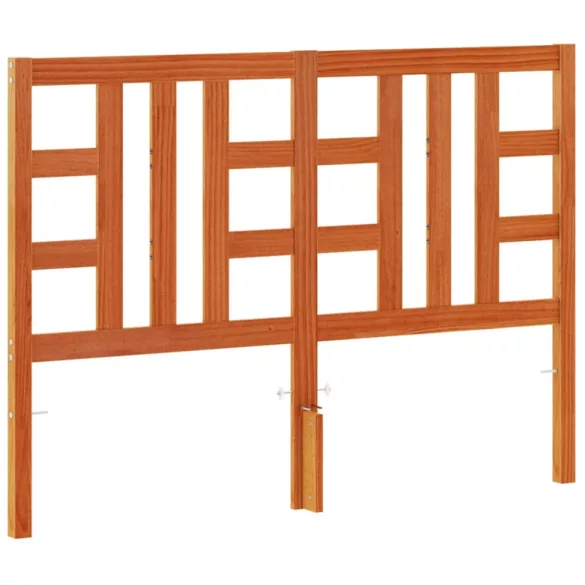 viaszbarna tömör fenyőfa fejtámla 135 cm