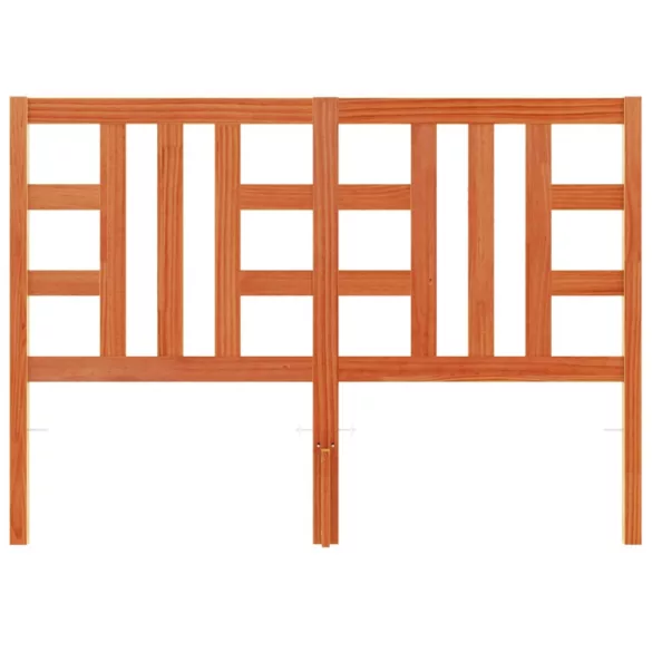 viaszbarna tömör fenyőfa fejtámla 135 cm