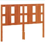 viaszbarna tömör fenyőfa fejtámla 135 cm