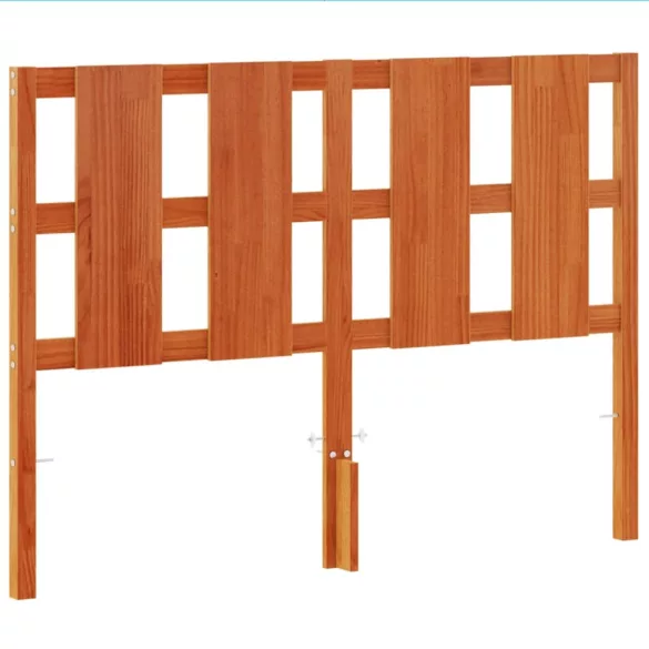 viaszbarna tömör fenyőfa fejtámla 135 cm