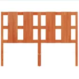 viaszbarna tömör fenyőfa fejtámla 135 cm