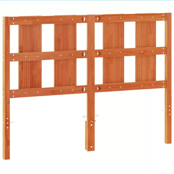 viaszbarna tömör fenyőfa fejtámla 135 cm